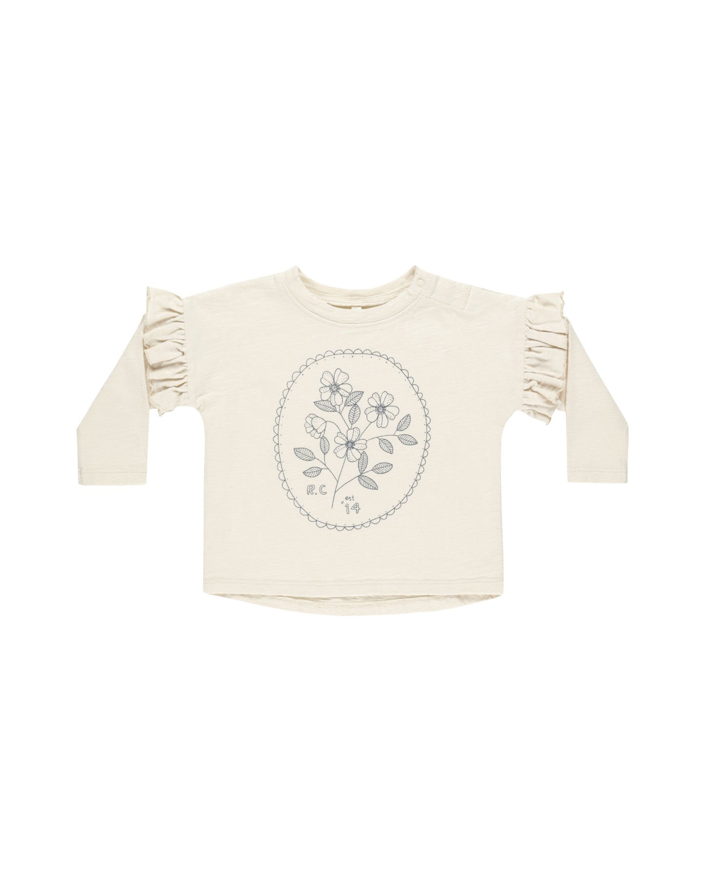 Rylee + Cru Ruffle Long Sleeve Tee | Wildflower