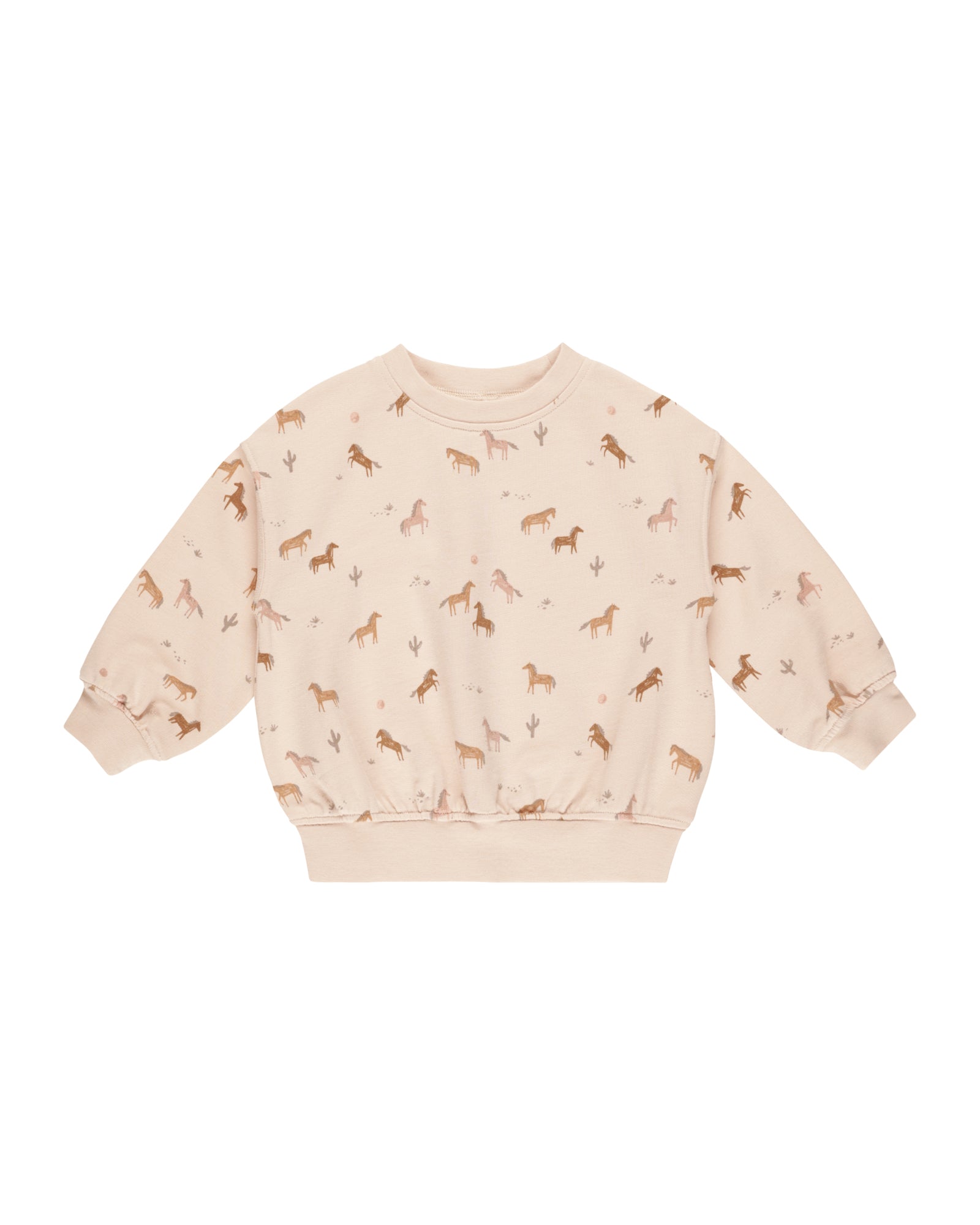 Rylee + Cru Relaxed Sweatshirt | Horses