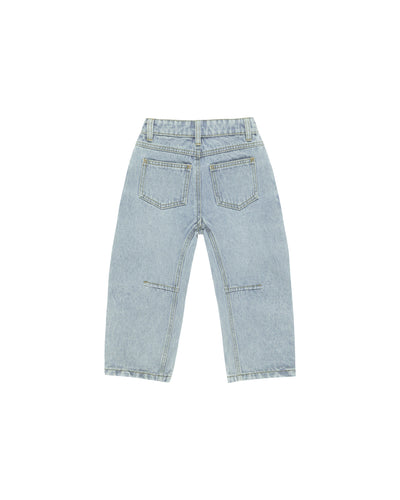 Rylee + Cru Jasper Pant | Light Washed Denim