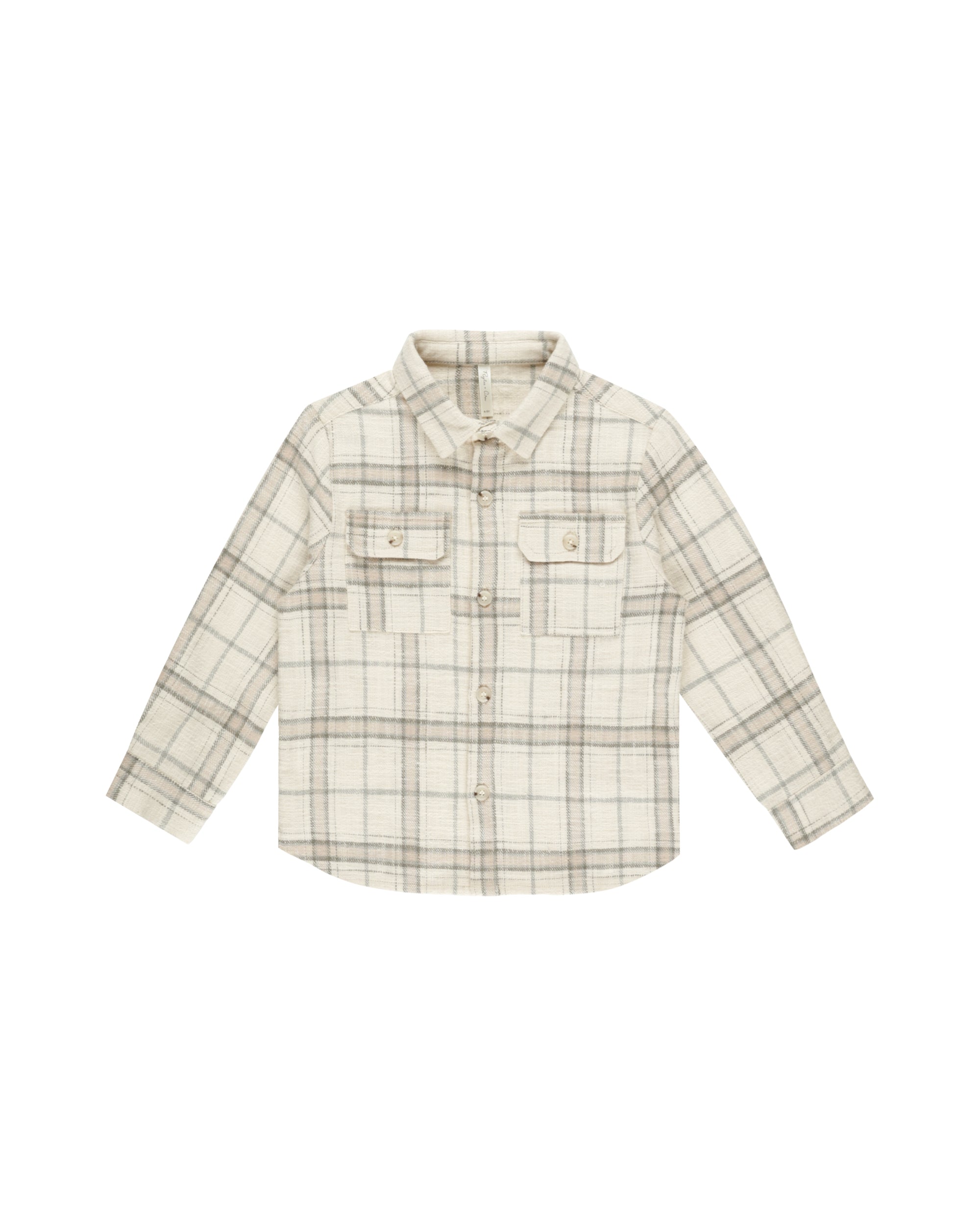 Rylee + Cru Collared Long Sleeve Shirt | Rustic Plaid