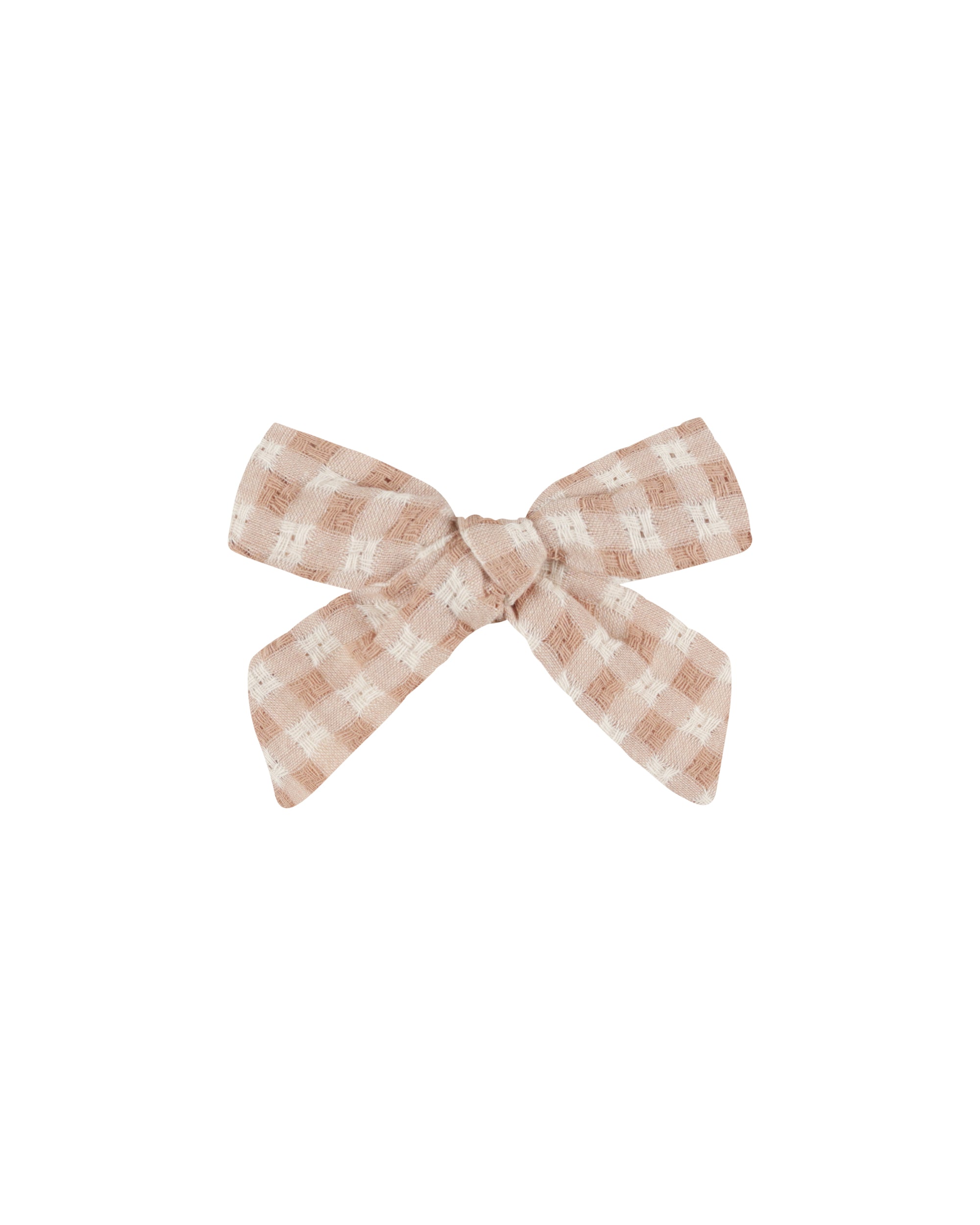 Rylee + Cru Bow | Pink Gingham