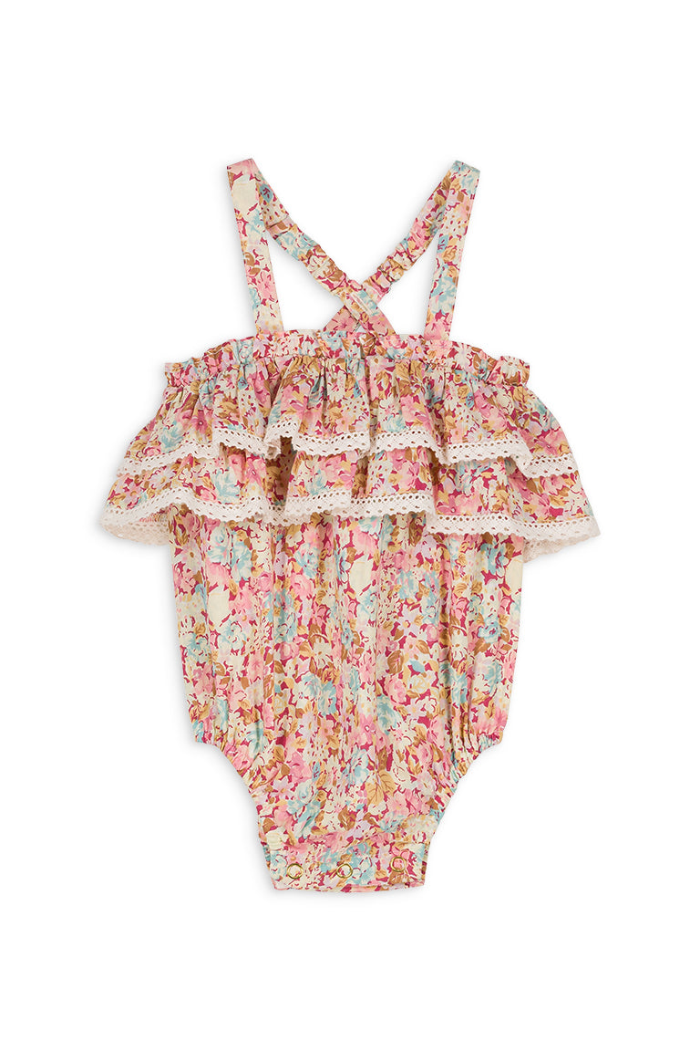 Louise Misha Kumal Romper | Pink Sweet Pastel