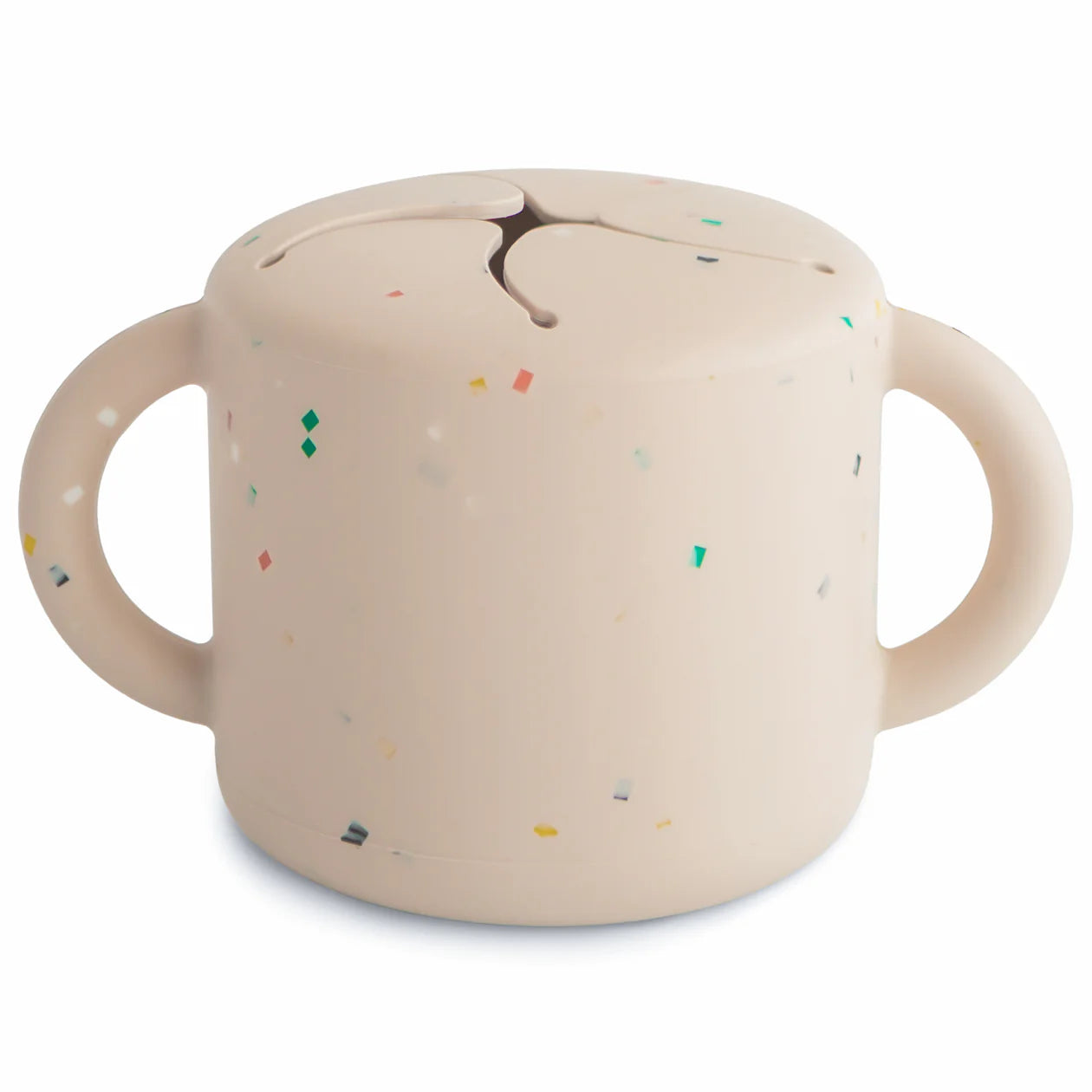 Mushie Snack Cup | Vanilla Confetti