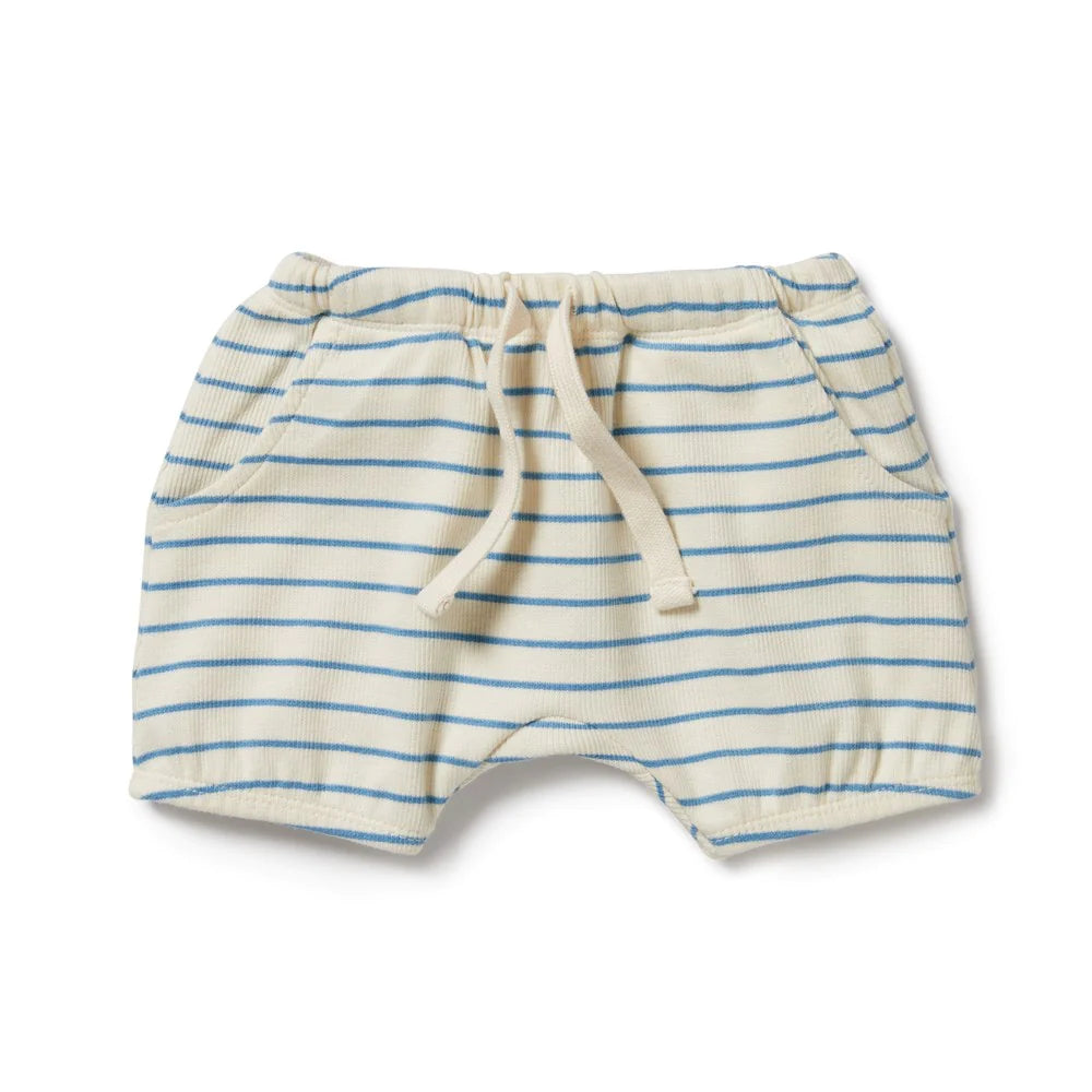 Wilson + Frenchy Organic Bloomer Short | Petite Blue