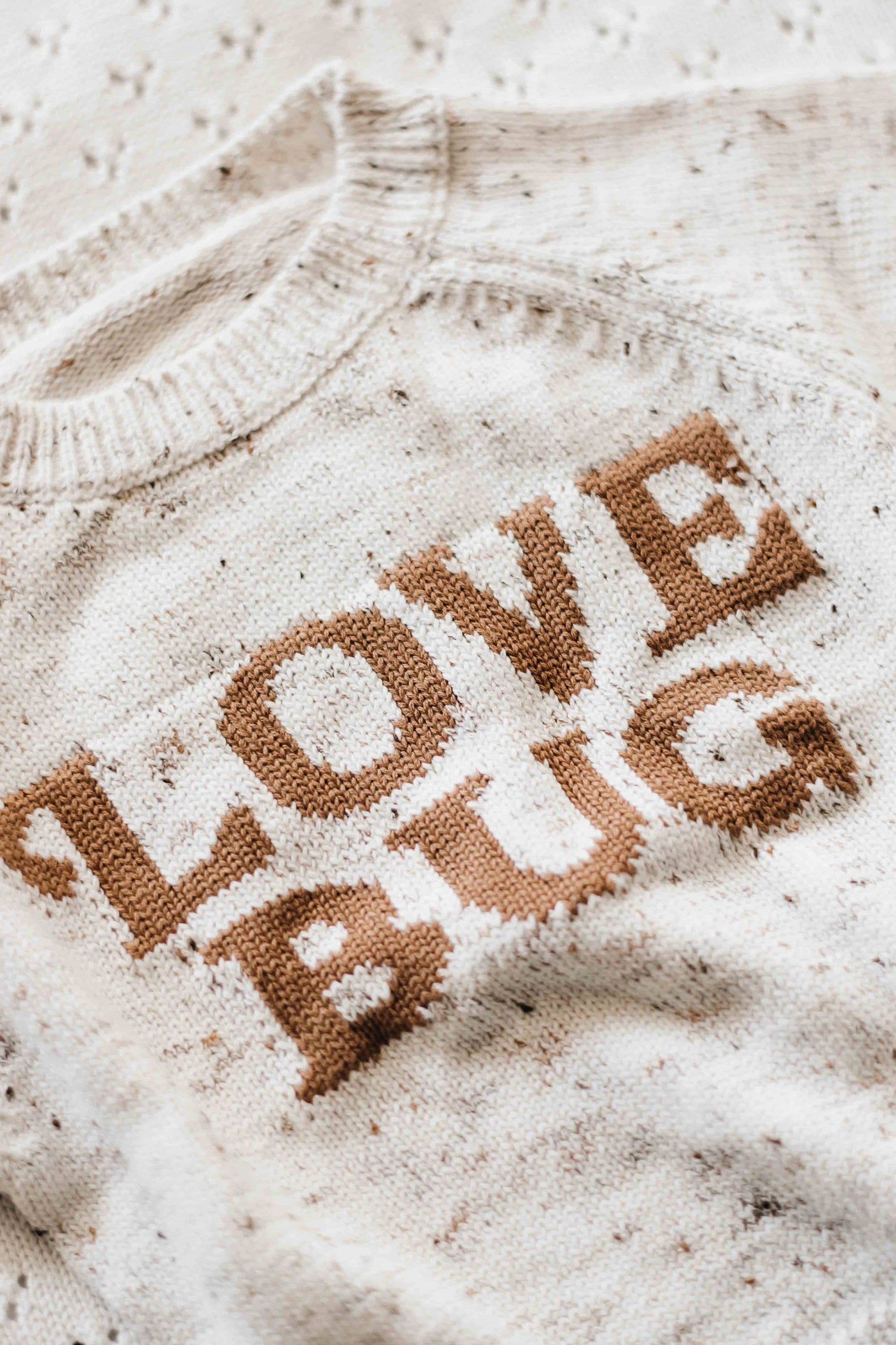 Bencer & Hazelnut Love Bug Knit Jumper | Oatmeal