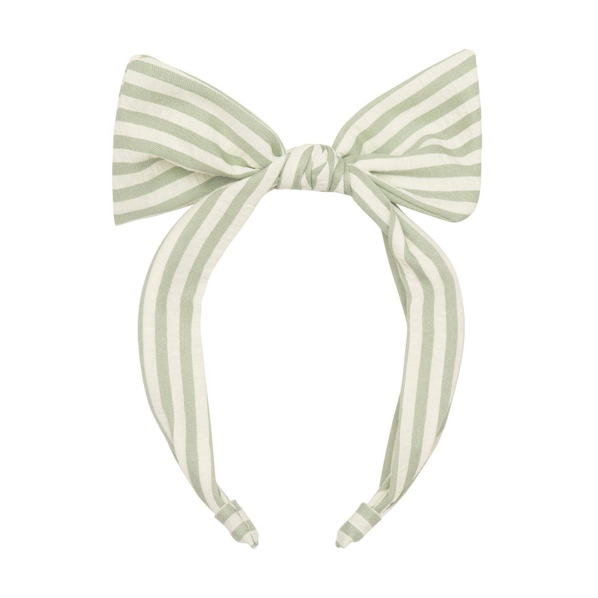 Rockahula Kids Green Stripy Tie Headband