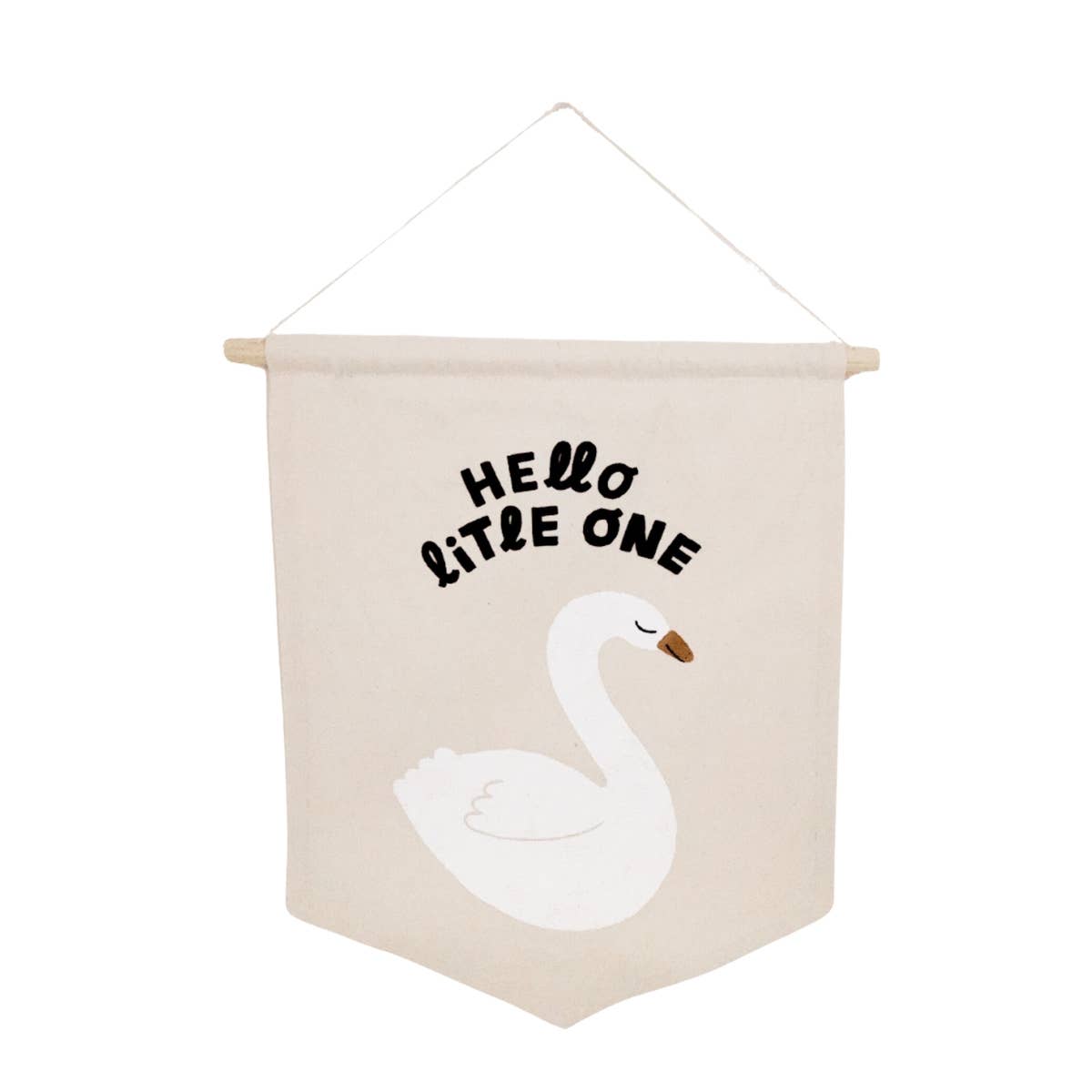 Imani Collective Hello Little One Canvas Hang Sign