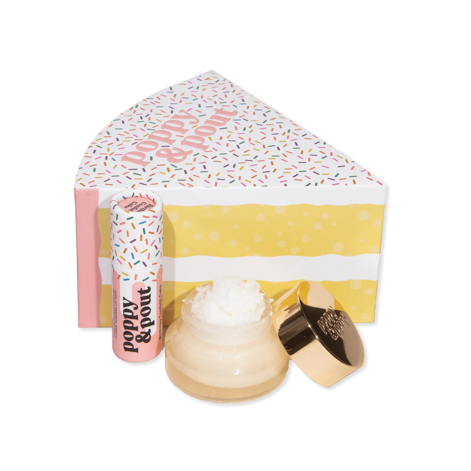 Poppy + Pout Birthday Cake Lip Care Set