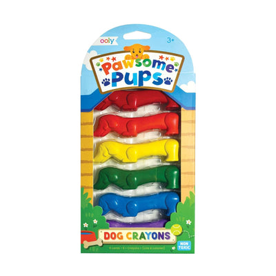 OOLY Pawsome Pups Dog Crayons | Set of 6