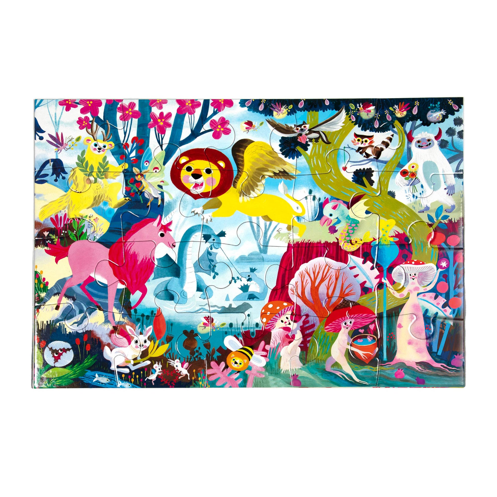 eeBoo Magical Creatures 20 Piece Puzzle