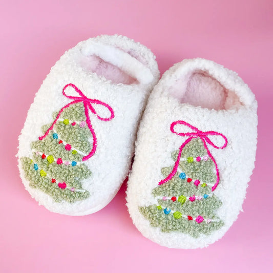 Toddler/Kids Christmas Tree Slippers