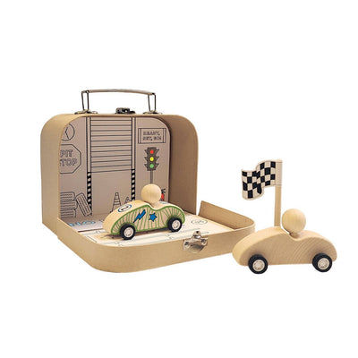 Make Your Own Car Race Kit Suitcase Tote