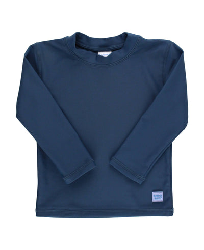 Boys Navy Long Sleeve Rash Guard