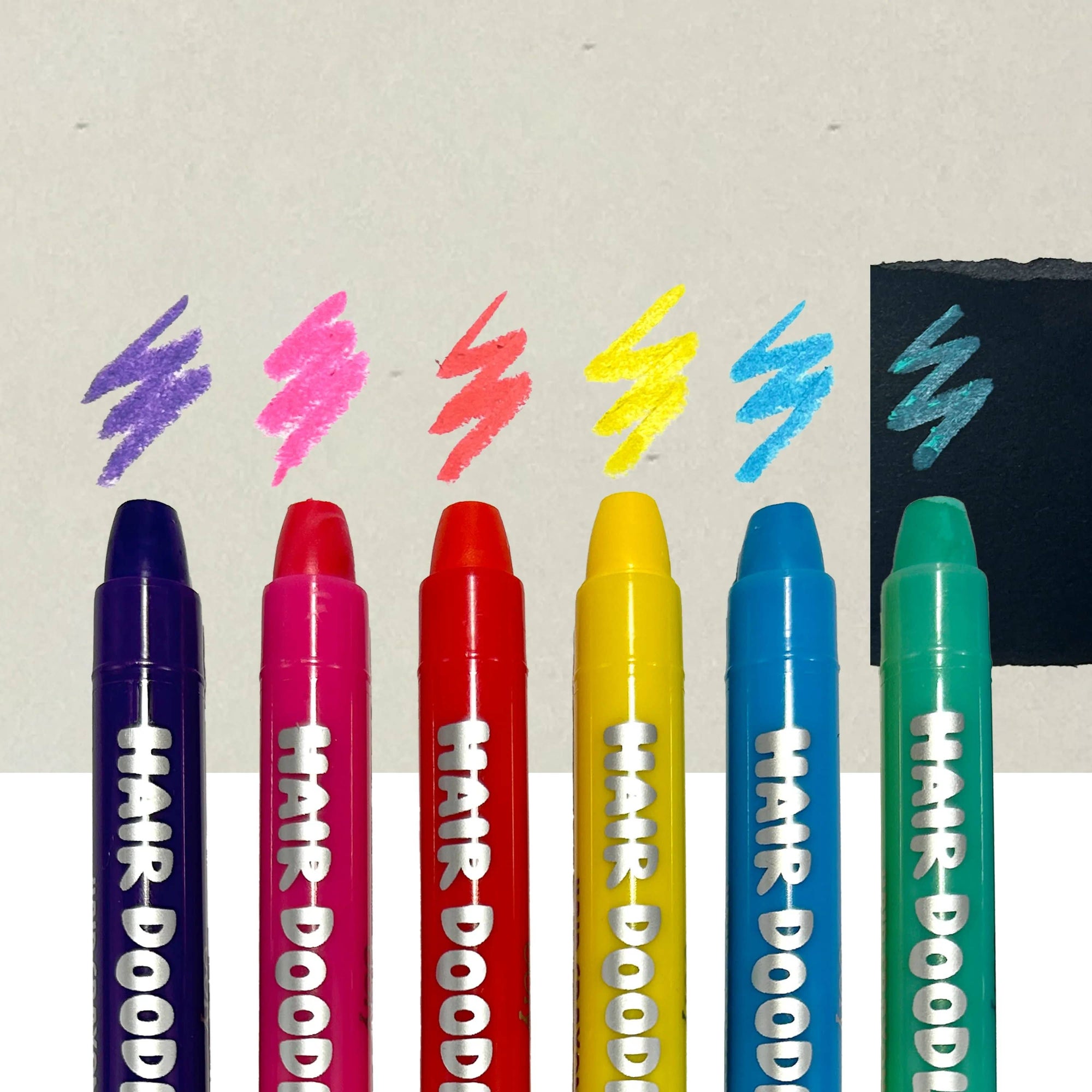 OOLY Hair Doodlers Hair Crayons | Set of 6 Colors