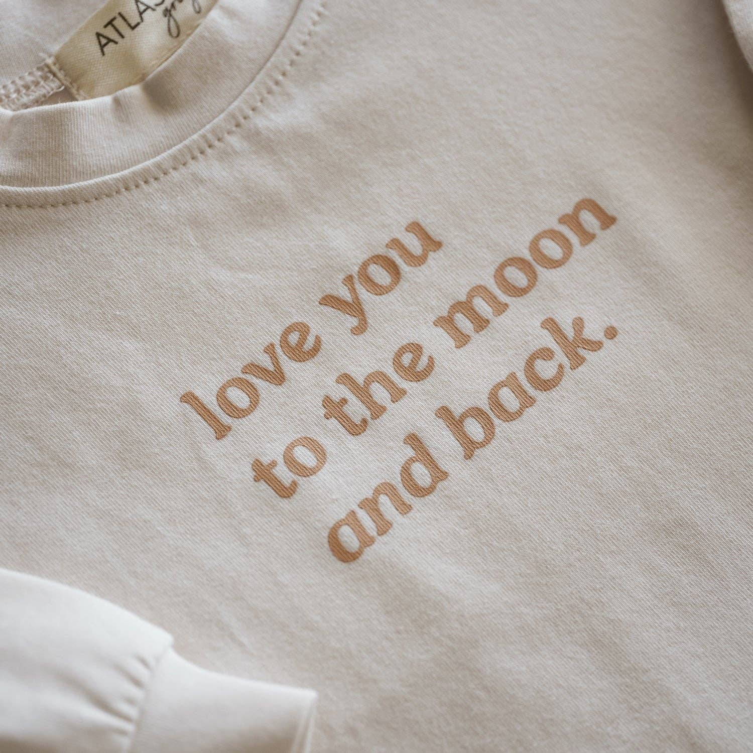 Love You To The Moon And Back | Organic Longsleeve Tee