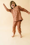 Makemake Organics Organic Long Sleeve Tee & Pant Set | Peace