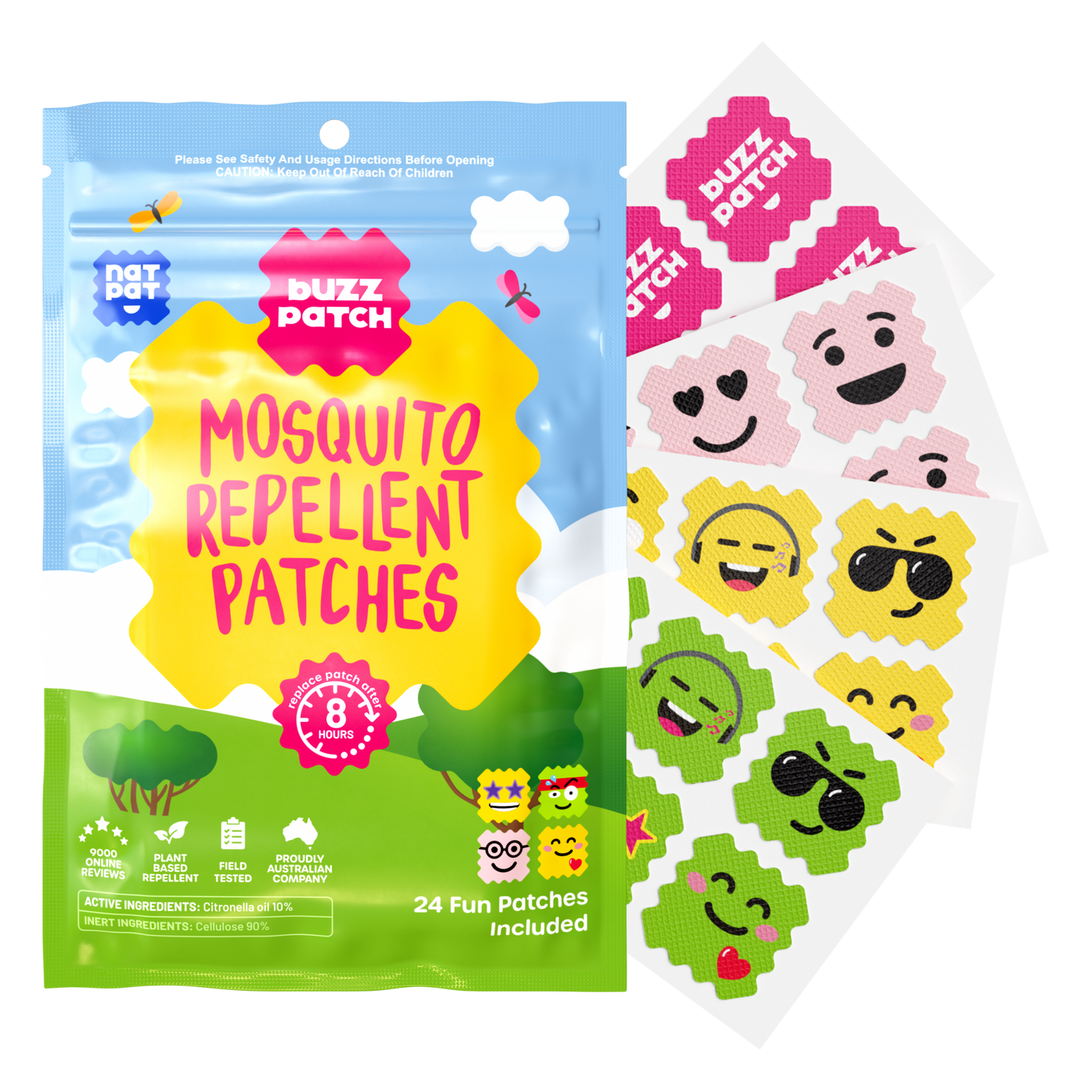 BuzzPatch Insect Repellent Stickers