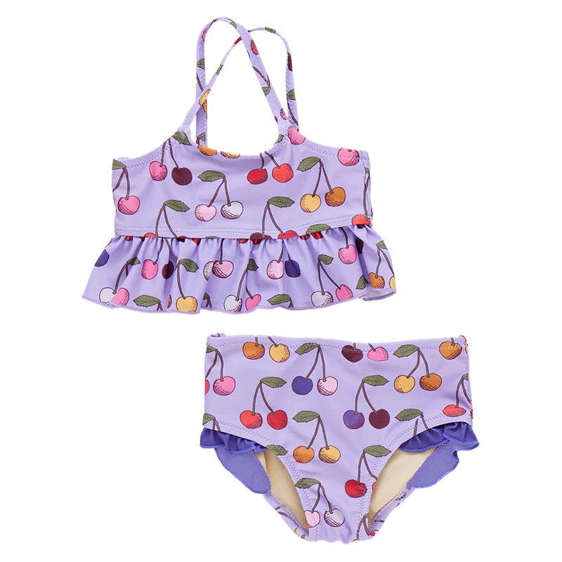 Pink Chicken Joy Tankini | Lavender Cherry