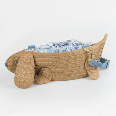 Meri Meri Woven Sausage Dog Bag