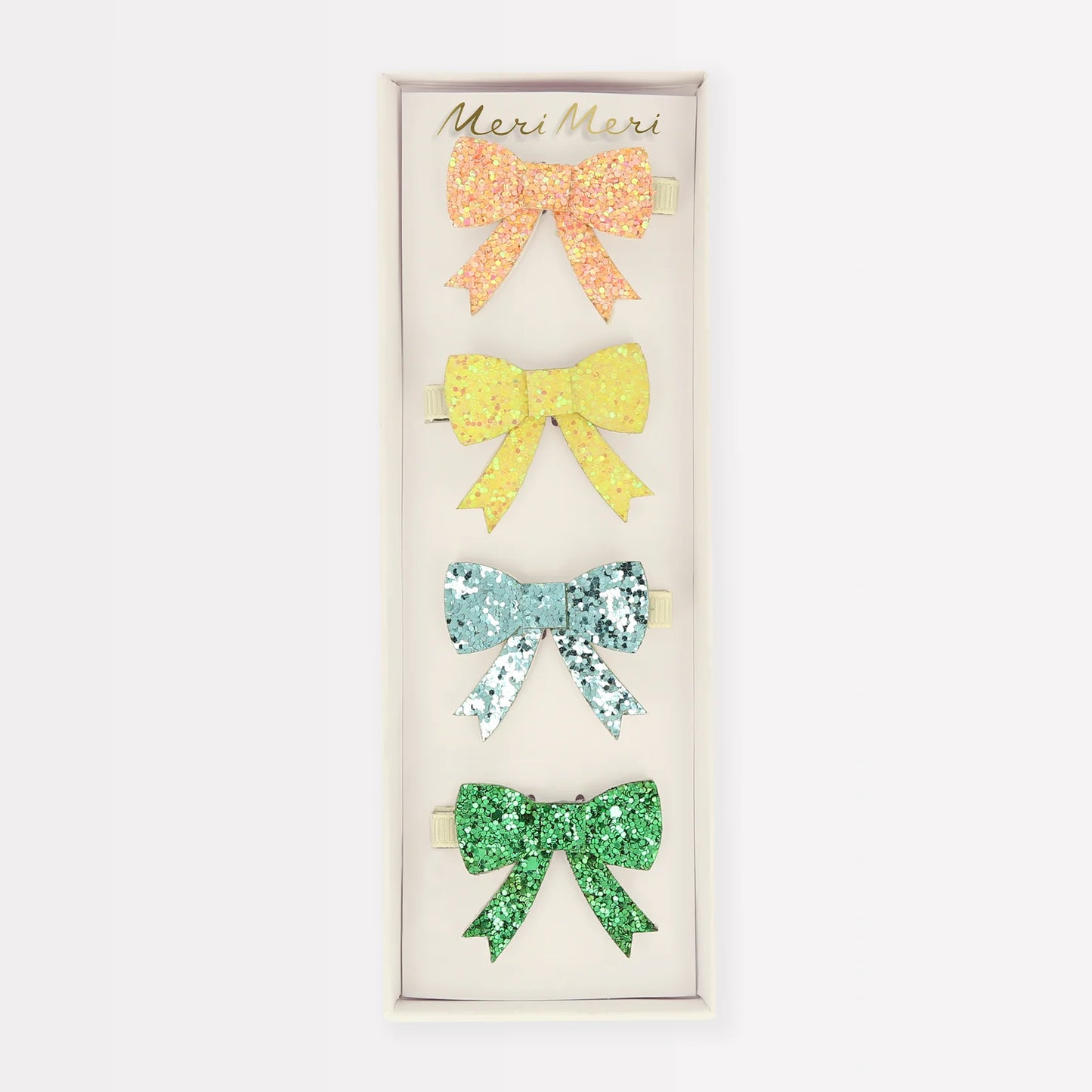 Meri Meri Glitter Bow Hair Clips