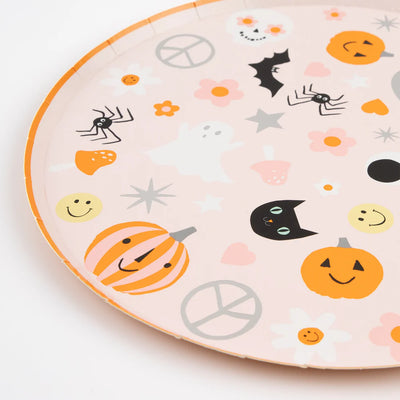 Meri Meri Groovy Halloween Icon Dinner Plates