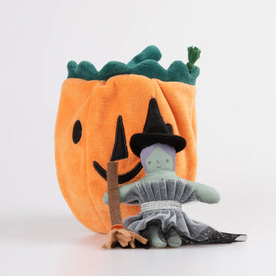 Meri Meri Mini Pumpkin Witch Doll