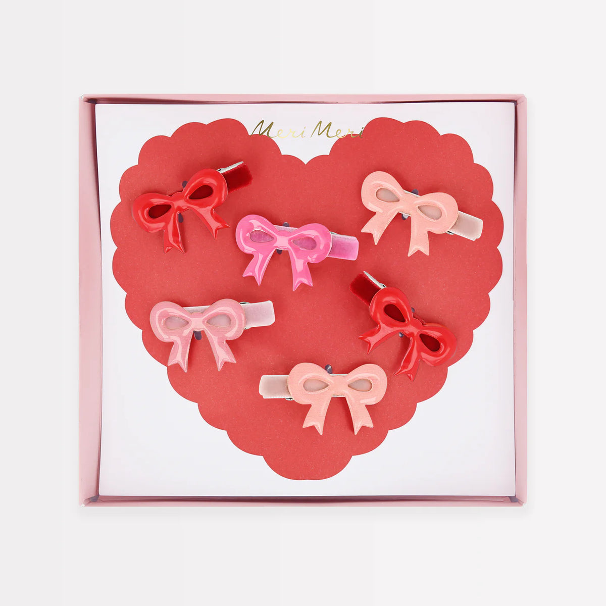 Meri Meri Bow Hair Clips | Valentines