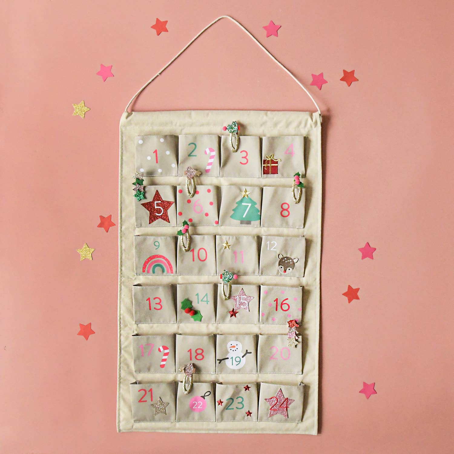 Jolly Christmas Reusable Advent Calendar