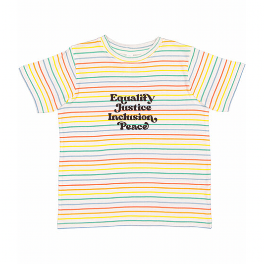 Disco Panda Equality Flocked Retro Tee