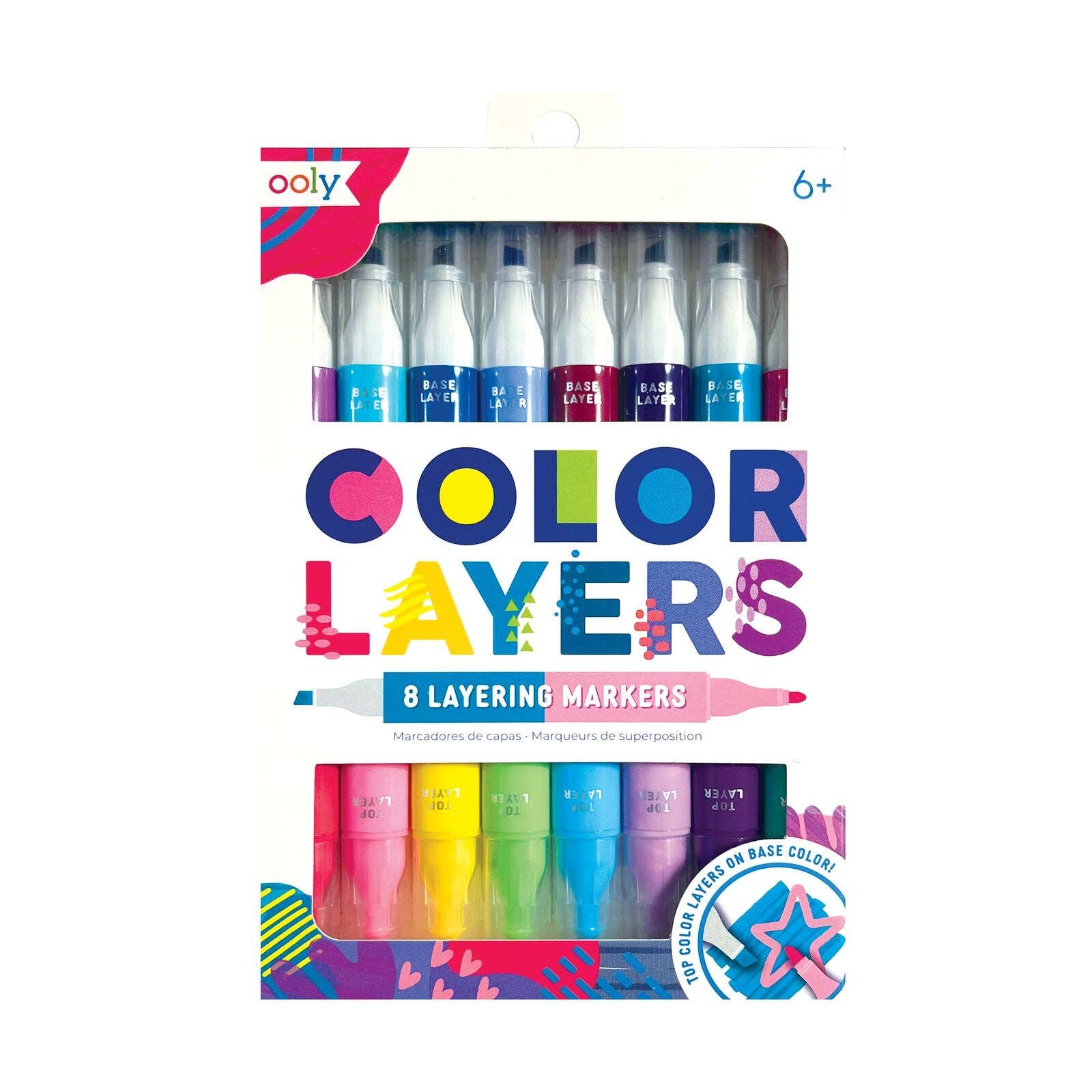 OOLY  Color Layers Double-Ended Layering Markers | Set of 8