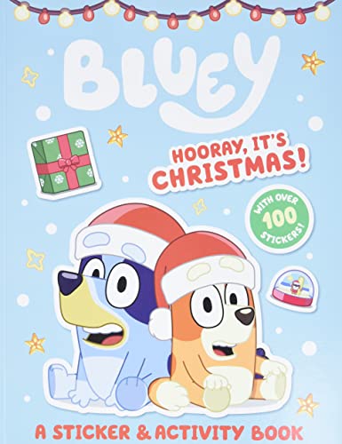 Bluey, Hooray, It&#39;s Christmas! | Sticker &amp; Activity Book