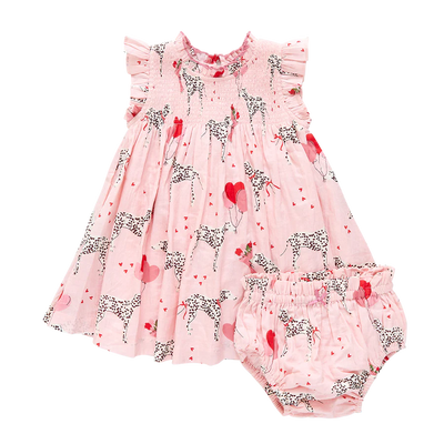 Pink Chicken Baby Stevie Dress | I Heart Dalmations