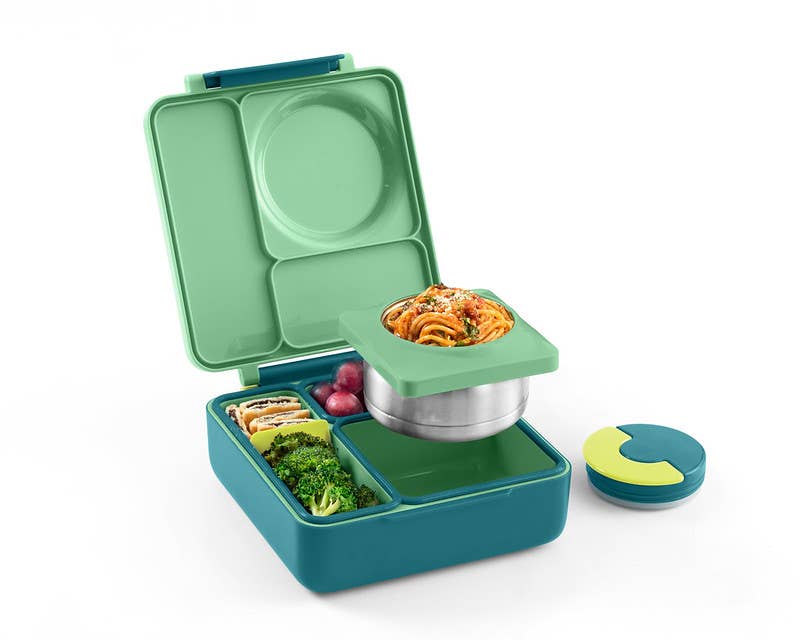 OmieBox Bento Lunch Box Meadow Green