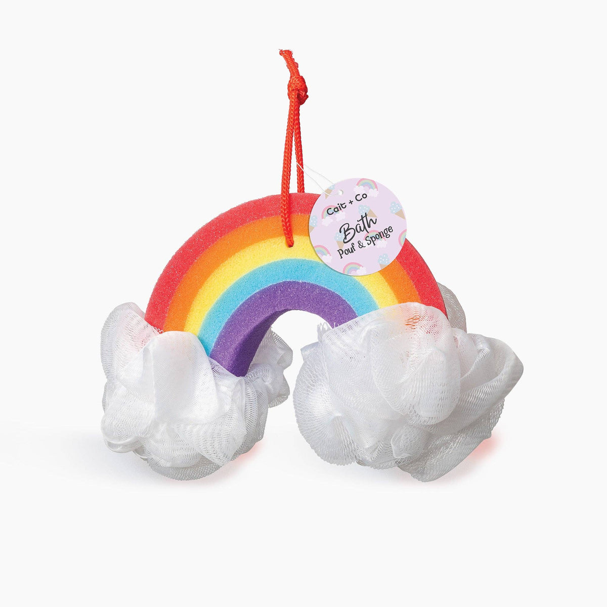 Rainbow Bath Pouf &amp; Sponge