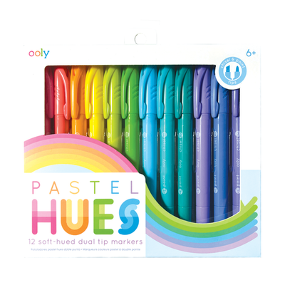 Pastel Hues Markers Set of 12