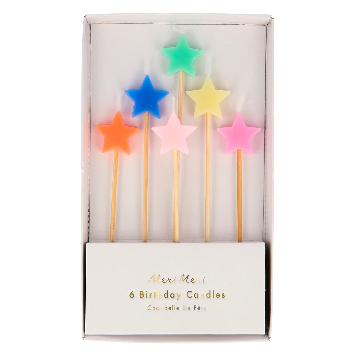 Meri Meri Colorful Star Candles